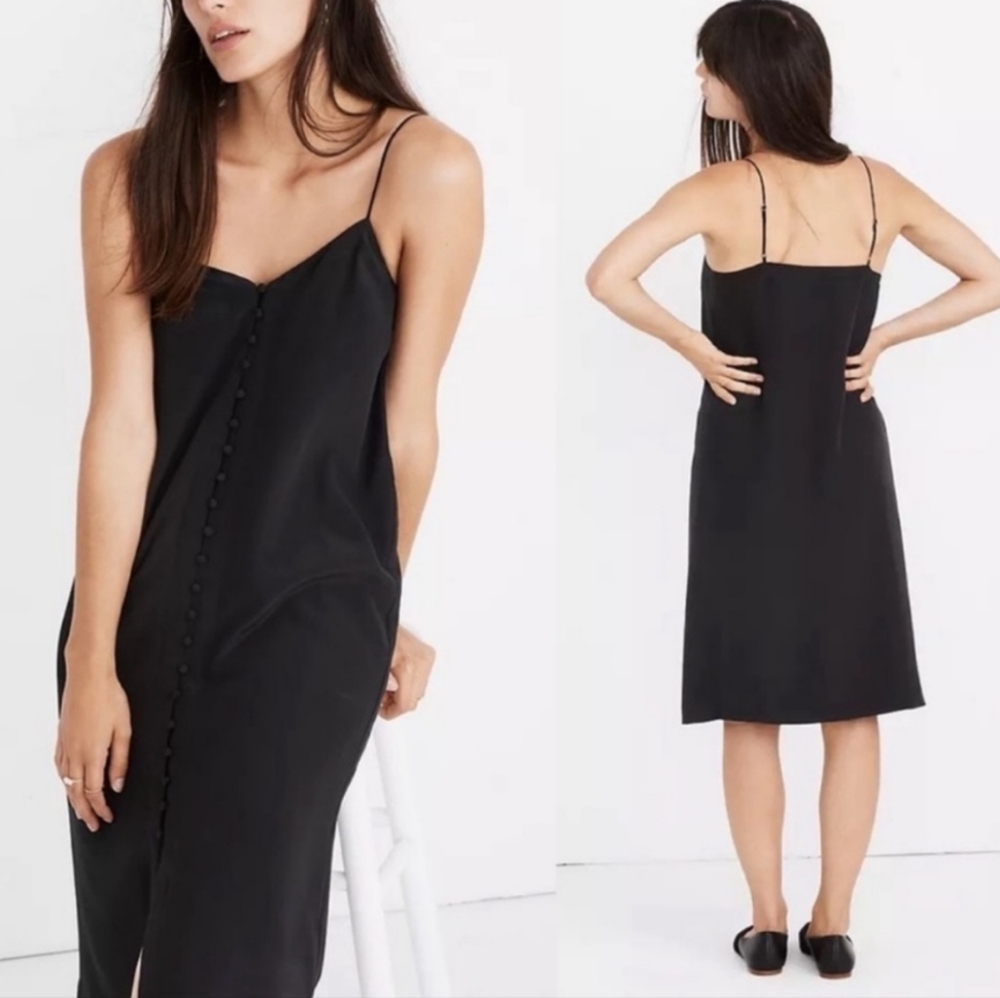 Madewell Silk Midi Dress